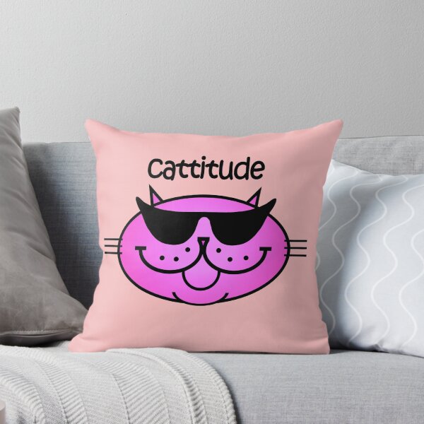 Item preview, CATTITUDE 2 - purrfect pink designed and sold by RawSunArt.