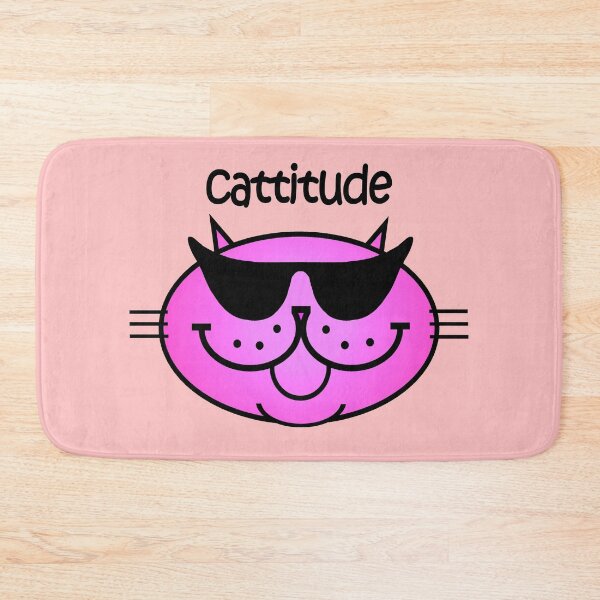 Item preview, CATTITUDE 2 - purrfect pink designed and sold by RawSunArt.