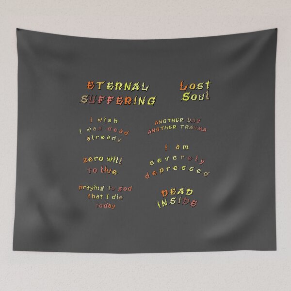 Item preview, Extremely Sad Depressing Meme YELLOW Value Pack 2 designed and sold by everything4eva.