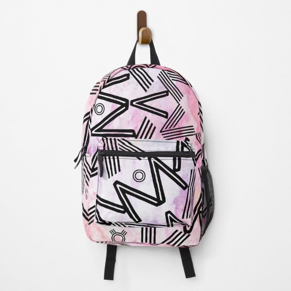 Item preview, Pastel Pinks Watercolor Tie Dye Spikes Mandala designed and sold by Designs By YL.