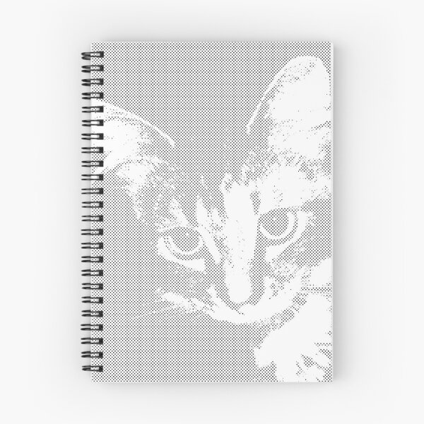 Item preview, Cat with retro "newspaper print" look designed and sold by LyndaAnne.