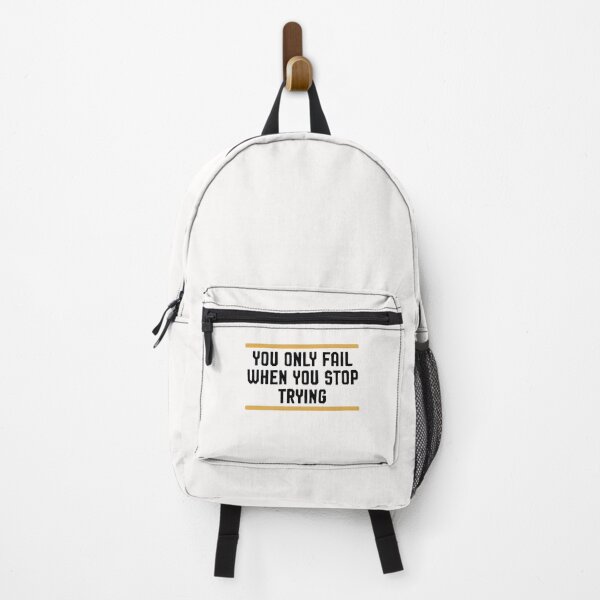 Item preview, You only fail when you stop trying ,Motivational Shirts designed and sold by Noussairox.