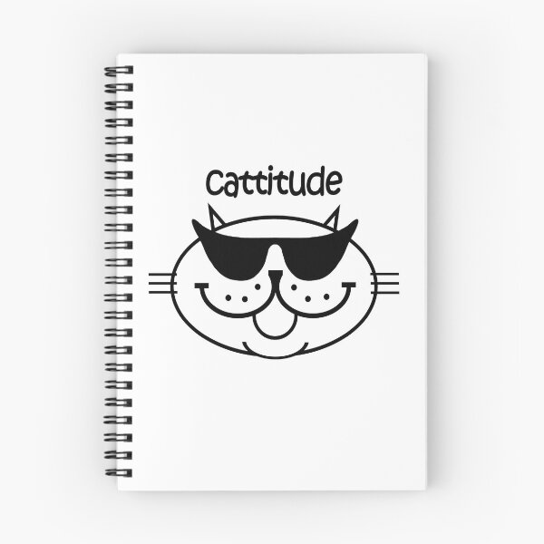 Item preview, CATTITUDE 2 - Black Outline designed and sold by RawSunArt.