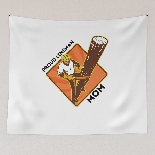 Item preview, Proud Lineman MOM Gifts For Linemans Family Quotes designed and sold by PIXEcompany.