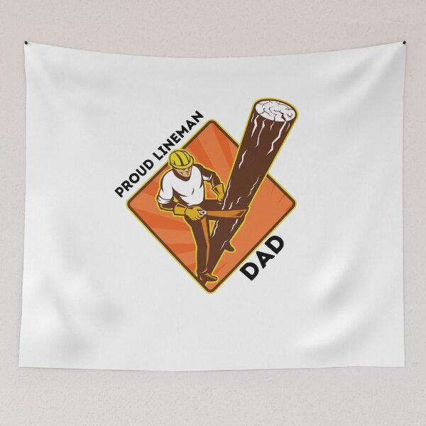 Item preview, Proud Lineman DAD Gifts For Linemans Family Quotes designed and sold by PIXEcompany.