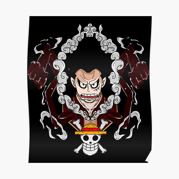 Luffy Gear 4 Posters Redbubble