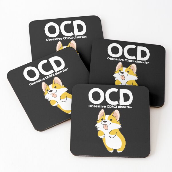 Item preview, OCD Obsessive CORGI disorder Corgi Dog designed and sold by Dog-Art-Shirt.