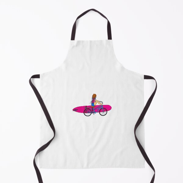 Item preview, Surfer girl cruising on her bike designed and sold by Artfullee63.