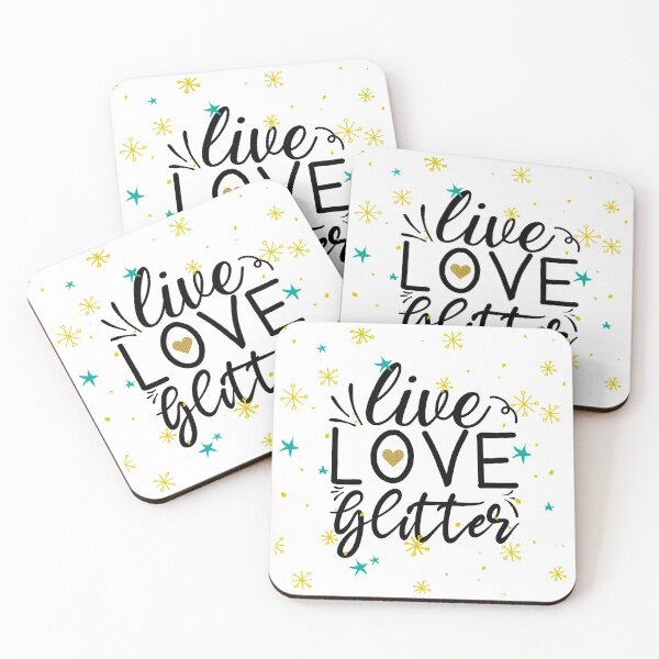 Item preview, live love glitter designed and sold by BOLDconcepts.