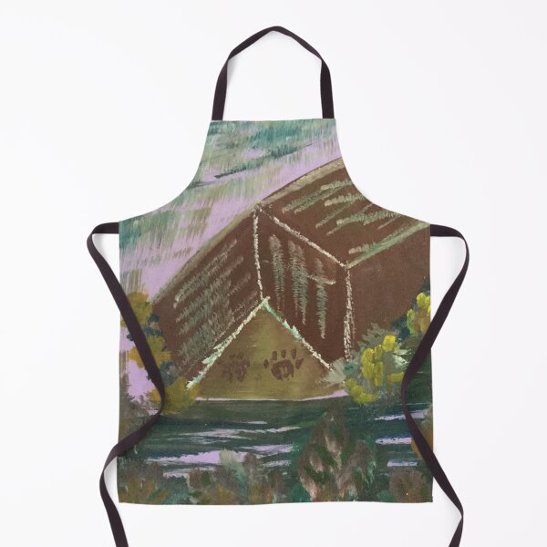Item preview, Luxury Doghouse Hand Painted Oil Paint Painting Framed Art Print designed and sold by UncleStuScience.
