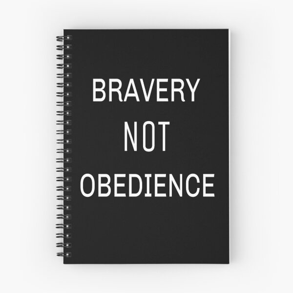 Item preview, Bravery Not Obedience Funny T-Shirt designed and sold by ayoubker.