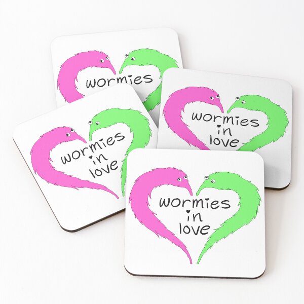 Item preview, wormies in love! designed and sold by ashtrashhhhhhhh.
