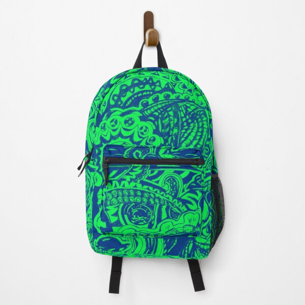 Item preview, Vintage Flowers and Nightmare Paisley in Xennial Green designed and sold by PetNamedPeeve.