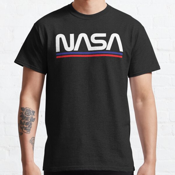 NASA Worm Logo White Classic T-Shirt