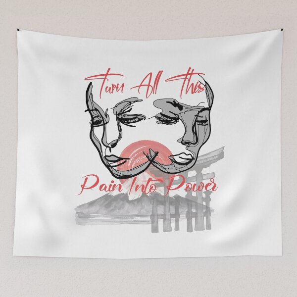 Item preview, Turn All This Pain Into Power Strong Woman T shirt  Up Lifting  designed and sold by Kissane art.