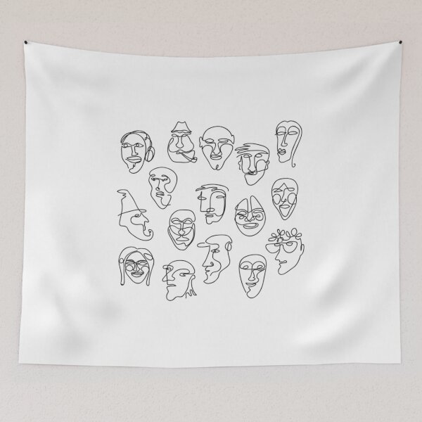 Item preview, Single Line Face Design Character designed and sold by HURLEYS.