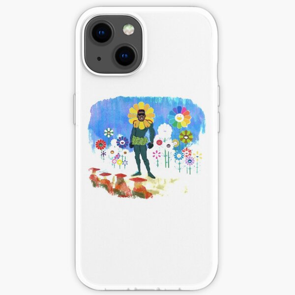 gens de fleurs bleues Coque souple iPhone