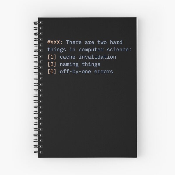 Item preview, Hard Things in Computer Science: Cache Invalidation Web Developers, Software Engineeres, Nerds designed and sold by einzunzag.