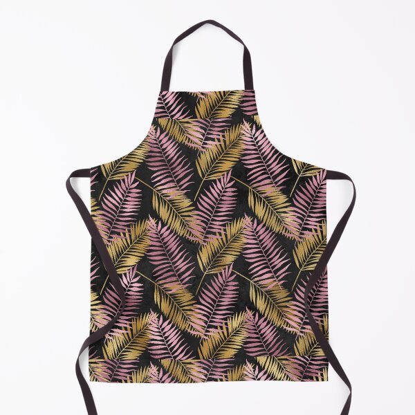 Item preview, "all-over" rose and gold leaves pattern displayed on solid black background for rich, expensive look! designed and sold by BOLDconcepts.