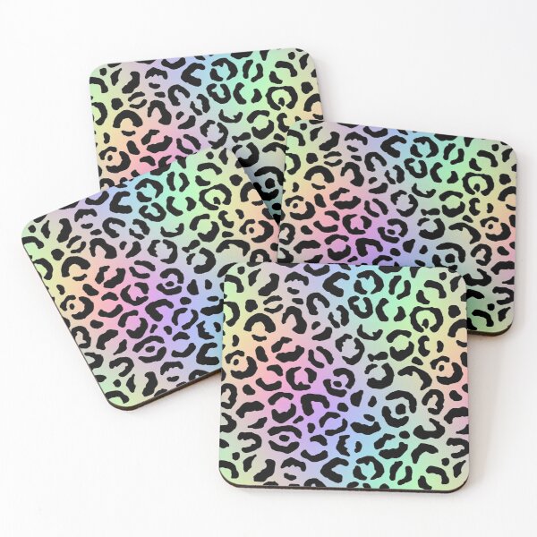 Item preview, Rainbow Leopard Print Pattern designed and sold by karwilberevivalcollection.