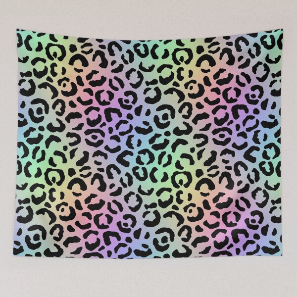 Item preview, Rainbow Leopard Print Pattern designed and sold by karwilberevivalcollection.
