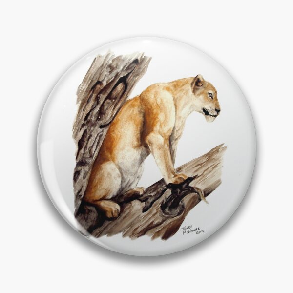 Item preview, Lioness in a tree designed and sold by Terry McNamee.
