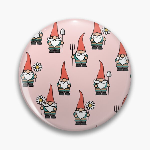 Item preview, Garden gnomes - pink designed and sold by littlearrow.