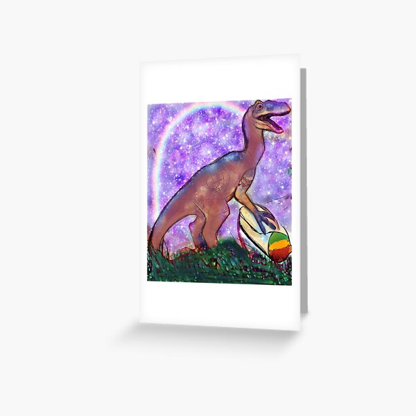 Raptoritto rainbowz oh Greeting Card