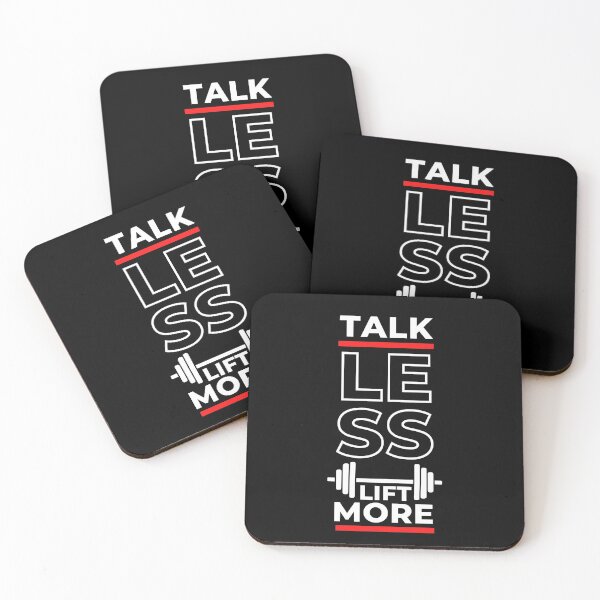 Item preview, Talk Less lift more Gym  designed and sold by Six Deers.