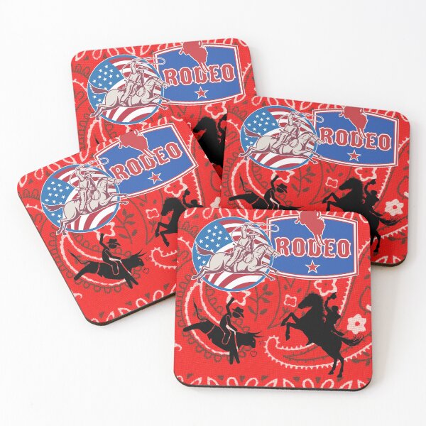 Item preview, Rodeo bandana if ever I saw one designed and sold by rocklegends99.