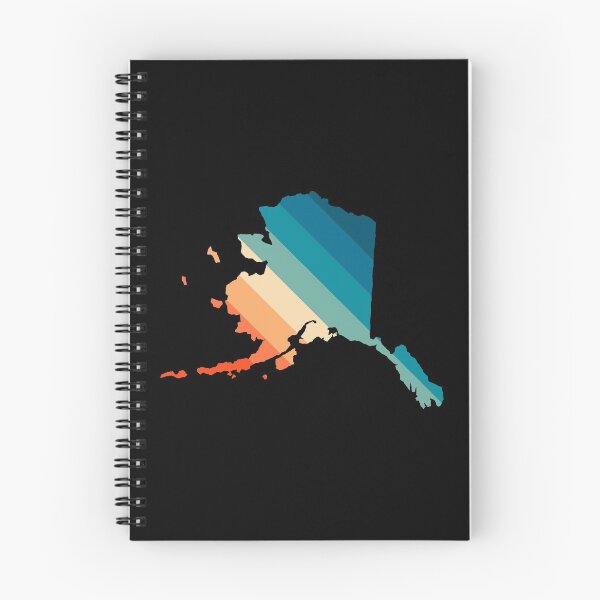 Item preview, Alaska State Retro Map designed and sold by Texterns.