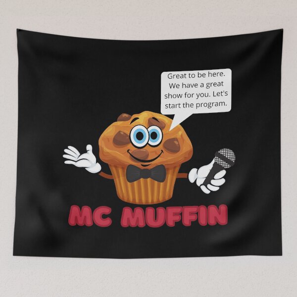 Item preview, Mc Muffin - Funny Pun designed and sold by StephenMollie.