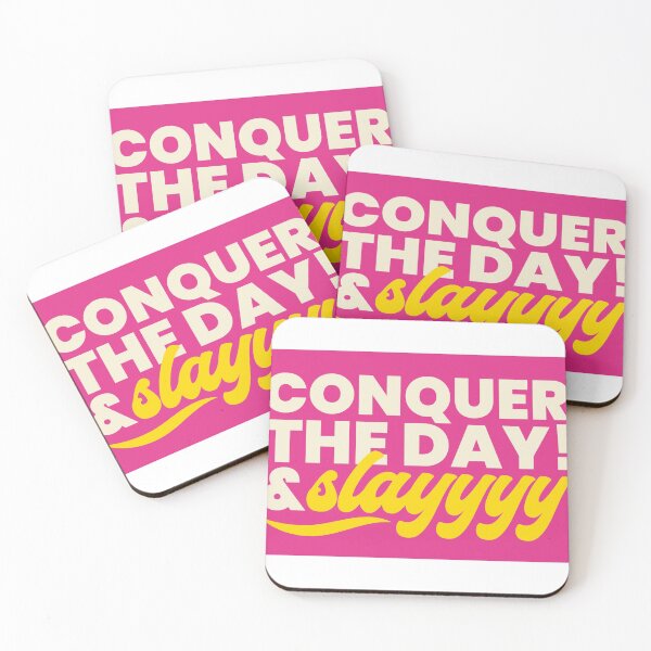 Item preview, Conquer the Day! & Slayyyy designed and sold by leonisejulien.