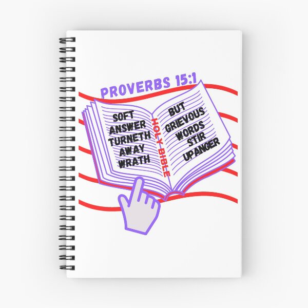 Item preview, Proverbs 15:1 Soft answer turneth away wrath,grievous words stir up anger//2 designed and sold by Mammanation.
