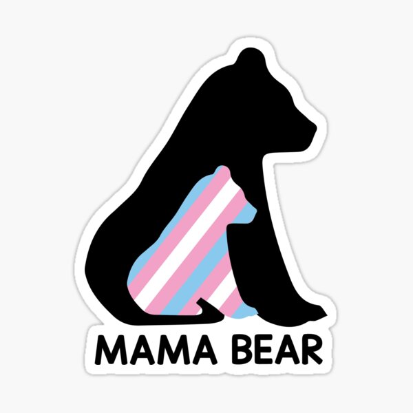 Mama Bear Trans Pride Sticker