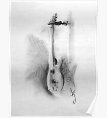 Charcoal bass Poster