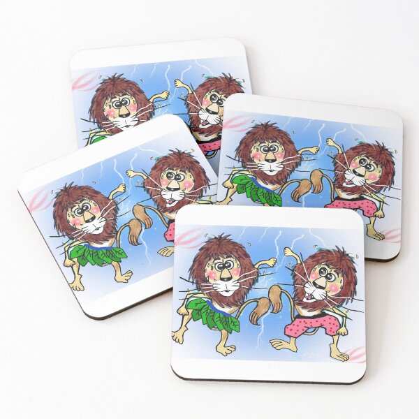 Item preview, Scared lions  designed and sold by Shirley cute art .