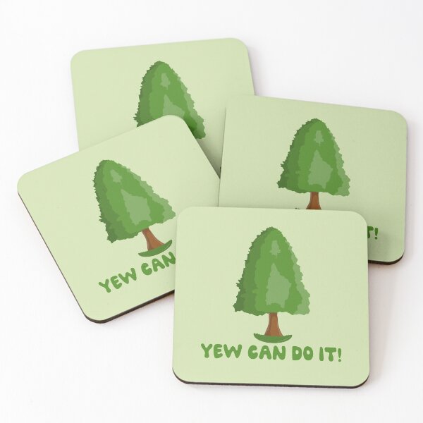 Item preview, Yew Can Do It - Funny Gardeners Yew Tree Pun designed and sold by Dan66.