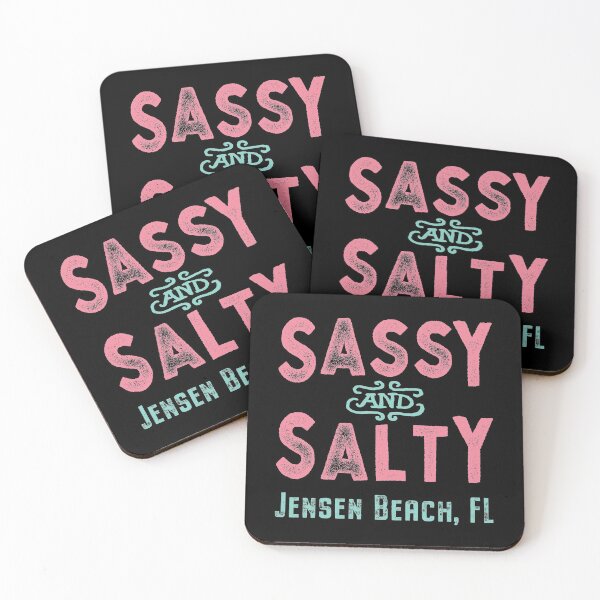 Item preview, Jensen Beach Florida Sassy and Salty Souvenir designed and sold by Futurebeachbum.