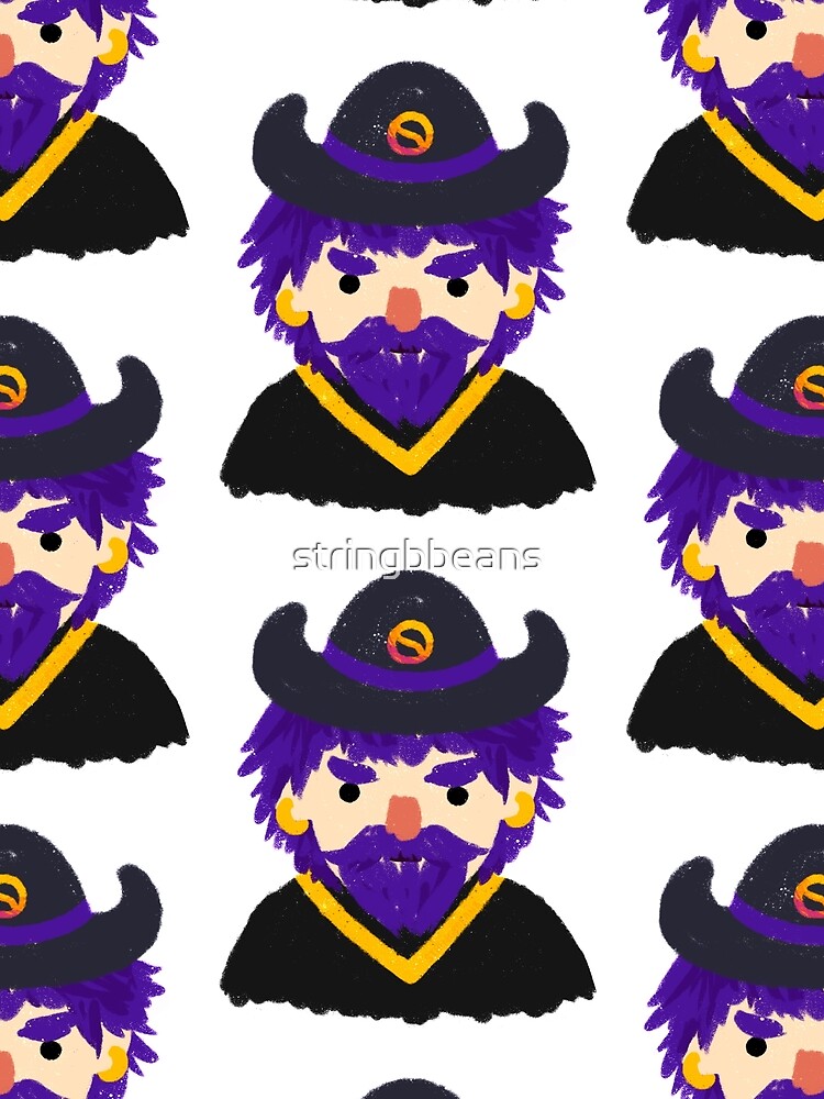 Thumbnail 3 of 3, Scarf, Wizard M. Rasmodius from Stardew Valley Sticker designed and sold by stringbbeans.