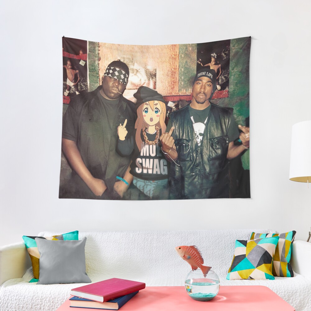 "Moe Swag with my homies" Tapestry for Sale by GangstasWaifu Redbubble