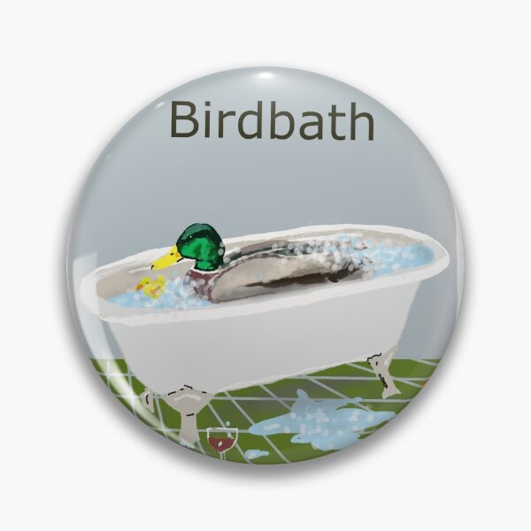 Item preview, Birdbath designed and sold by microgalleryart.