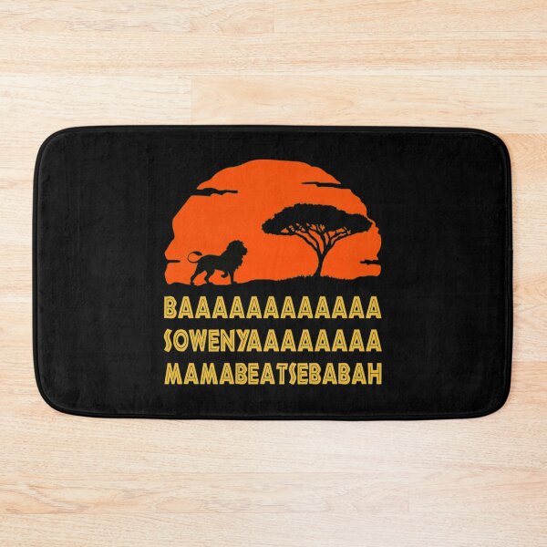 Item preview, Lion King T-ShirtBAAAA SOWENYA BABABEATSEBABAH Lion King African designed and sold by CumeDun.
