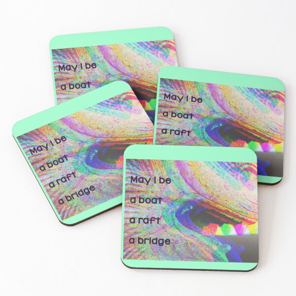 Item preview, Bodhisattva Mantra Color Glitch designed and sold by quietmagenta.
