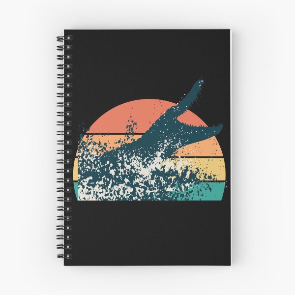 Item preview, Crocodile attack retro sunset designed and sold by Trantor-Tees.