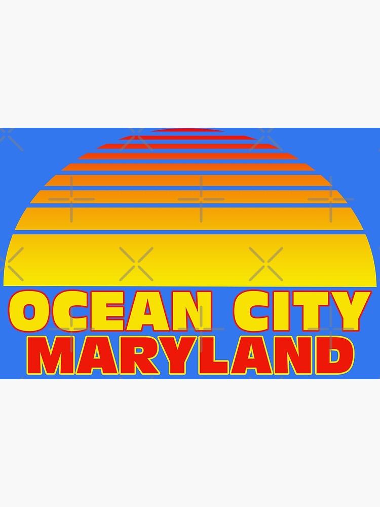 "Ocean City Maryland" Poster for Sale by TeeArcade84 Redbubble