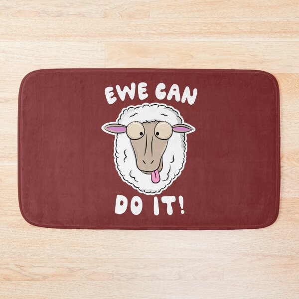 Item preview, Ewe Can Do It! Funny Sheep Farmer Pun designed and sold by Dan66.