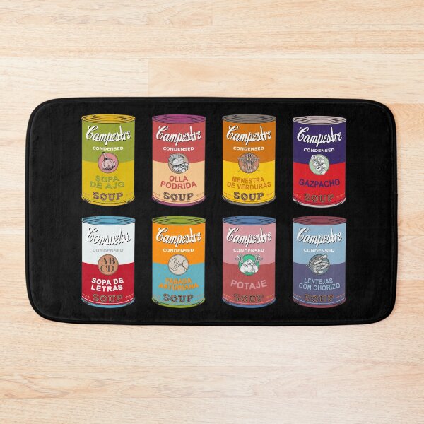 Item preview, Spanish Andy Warhol soups - Sopas Campestre (on black) designed and sold by Groenendijk.