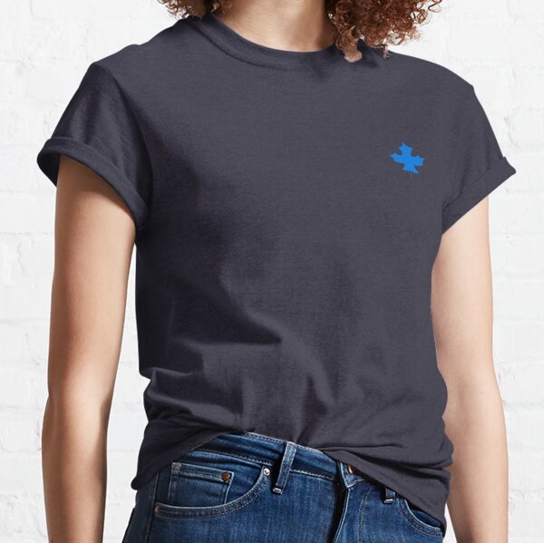 Blue Winter Leaf Classic T-Shirt