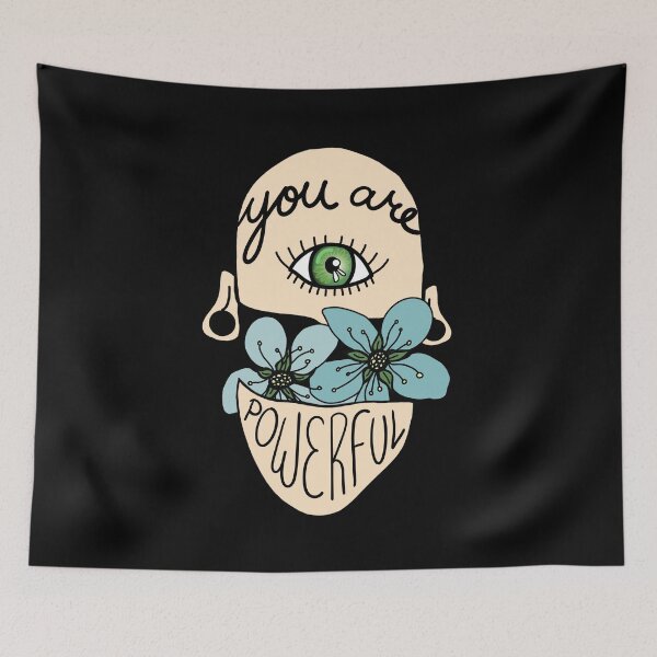 Item preview, You Are Powerful, Plant Lover, Cyclops, Weird and Unusual designed and sold by 10pmCreations.